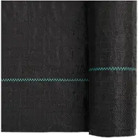 vidaXL Membrane anti-mauvaises herbes noir 1x150 m PP