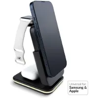 Mobilize 4 In 1 Wireless Charging Station with Removable Powerbank