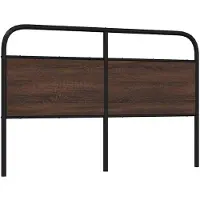 vidaXL Tête de lit marron imitation chêne 150 cm Acier et bois composite