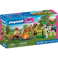 Playmobil 72132 Balade a cheval et feu de camp