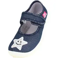 Beck Chaussure basse 'Smile' bleu nuit / grenadine / argent / blanc