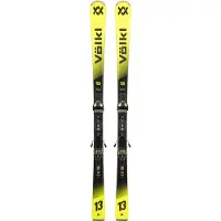 Völkl - Packs (skis + fix) - Pack de skis de piste - Racetiger SC Yellow + vMotion 12 2027 en Bois - Taille 172 cm - Jaune
