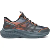 SKECHERS Slip-Ins : Modèle Microspec Velocity - Grid-Shift, baskets basses - gris foncé - Taille 29