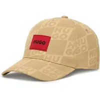HUGO Casquette enfant en twill de coton à logos revisités