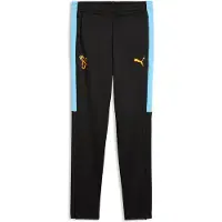 Puma Pantalon de sport bleu / jaune / noir