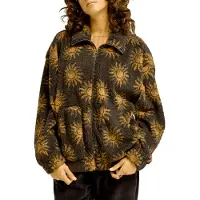 Billabong - Polaire à col montant demi-zippée - First Light Black Sands - Taille XS - Noir