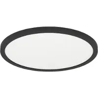 Eglo LED Plafonnier Minerario noir blanc Ø 30 cm blanc chaud IP54