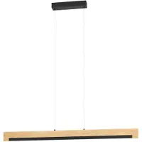 Eglo CAMACHO, Noir, Marron, Acier, Bois, Universel, IP20, II, LED