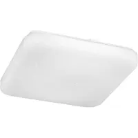 Eglo LED Plafonnier Pogliola blanc 33 x 33 cm blanc chaud/blanc froid