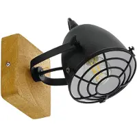 Eglo GATEBECK Spot - L11 x L11 x H20,5 cm - naturel - 1X40W excl. - IP20
