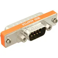 InLine Changeur de genre Adaptateur AT 9 pôles Sub D mâle vers 25 pôles Sub D mâle court