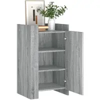 vidaXL Sideboard Gris Sonoma 45x35x75 cm Bois composite