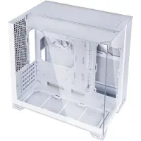 Lian Li 011 Vision O11 VISION-M, tour de taille moyenne, PC, blanc, Micro ATX, Mini-ITX, design élégant, verre trempé, aluminium, idéal pour le gaming