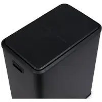 Mascot Double Waste Bin - 60L - Poubelle à pédale - Soft Close - 53x38x66 - Noir mat