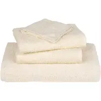 vidaXL Serviettes d'invité 2 pcs crème 30x50 cm 360 g/m² 100% coton