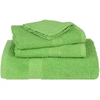 vidaXL Serviettes de sauna 2 pcs vert pomme 80x200 cm 100% coton