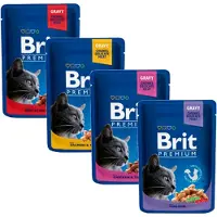 Brit Premium Cat Adult Cod Fish 24 x 100g