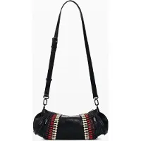 Desigual Sac bandoulière beige clair / rouge / bourgogne / noir