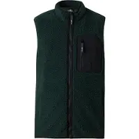 Volcom Gilet 'MUZZER FUZZAR' vert foncé / noir