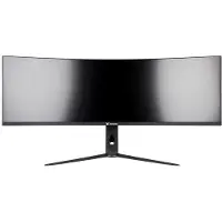 Thermaltake 49" DQHD Curved Gaming Monitor" (5120 x 1440 pixels, 49"), Moniteur, Noir