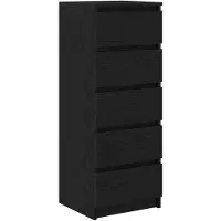 vidaXL Sideboard avec tiroirs noir imitation chêne 37,5x35x99 cm