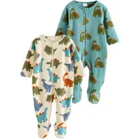 Next Pyjama bleu cyan / vert / rouge néon / blanc