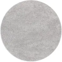 vidaXL Tapis Shaggy Anti-dérapant Gris 160 x 160 cm PP