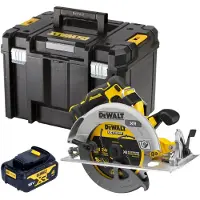 DeWalt DCS 573 NT Scie circulaire à main sans fil 18 V 190 x 30 mm Brushless + 1x batterie 4,0 Ah + TSTAK - sans chargeur