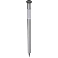 Grundig Solarlampe für Außen - Lanterne de jardin avec boîtier en acier inoxydable - Résistant aux intempéries IP44 Lampe solaire pour l'extérieur Eclairage du jardin