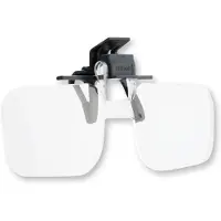 Carson Magnifier Clip And Flip+4 Lentilles Transparent Homme Transparent One Size