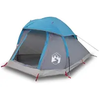 vidaXL Tente de camping dôme 1 personne bleue étanche à l'eau