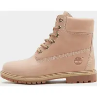 Timberland - Bottes imperméables en cuir - Premium 6" Lace Up Boot W Light Pink Full Grain en Cuir - Taille 7 US - Rose