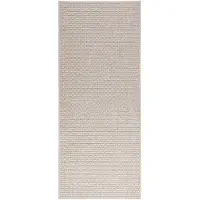 vidaXL Tapis rectangulaires FARO Crème 150 x 80 cm Polyester