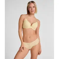 Hunkemoller Slip 'Marine' jaune pastel