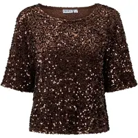 Pieces Chemisier 'PCKAMMY' marron