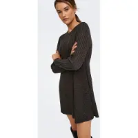 ONLY Robes en maille 'ONLFIA' brun foncé