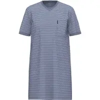 Ammann Pyjama court ' Organic Extra Light ' bleu