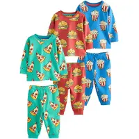 Next Pyjama azur / curry / jade / rouge