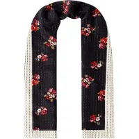 Pepe Jeans Écharpe 'Fey' rouge feu / noir / blanc naturel