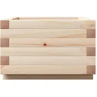 vidaXL Jardinière 40x40x26,5 cm bois de pin massif