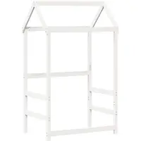 vidaXL Toit pour lit d'enfant blanc 98x70x176,5 cm Pin massif