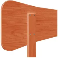 vidaXL Tête de lit brun cire 180 cm pin massif