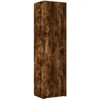 vidaXL Highboard chêne fumé 50x42,5x185 cm Matériau dérivé du bois