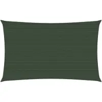 vidaXL Voile d'ombrage 160 g/m² Vert foncé 2,5x5 m PEHD