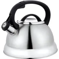 King Hoff KETTLE 2.3 L WITH Whistle KH-3774, Bouilloire électrique, Argent