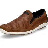 Rieker Chaussons de ville pour hommes, couleur marron, style décontracté
