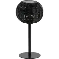 Countryfield Lampe de table solaire Countryfield Onora – Noir, 30 cm