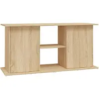 vidaXL Support d'aquarium Chêne Sonoma 121x41x58 cm Bois d'ingénierie