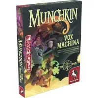Pegasus Spiele Munchkin Vox Machina : un jeu de cartes de fantasy se déroulant dans l'univers de Critical Role