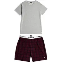 G-Star Pyjama court gris / bourgogne